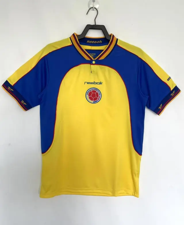 2001 Colombia home yellow jersey Retro Edition