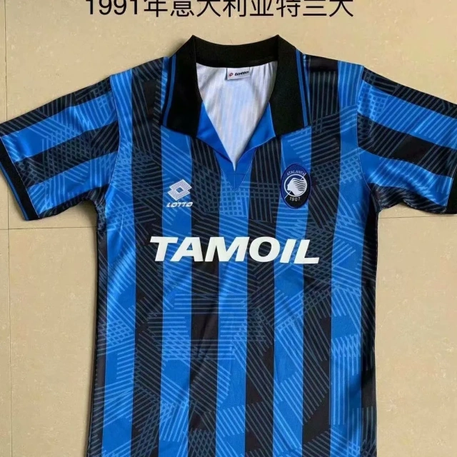 91-92 Atalanta Home Jersey - Retro Version