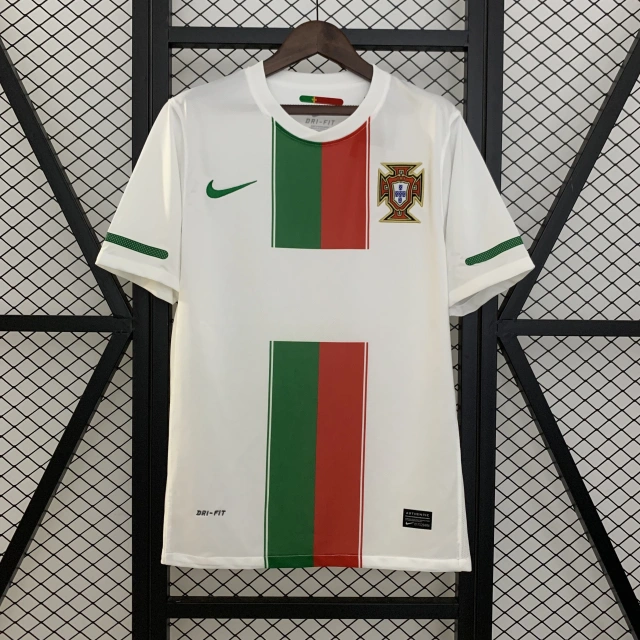 2010 Portugal Away Jersey - Retro Version