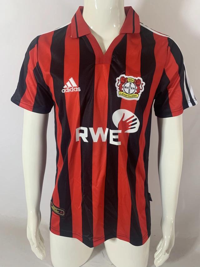 01-02 Bayer Leverkusen Home Jersey Retro Edition