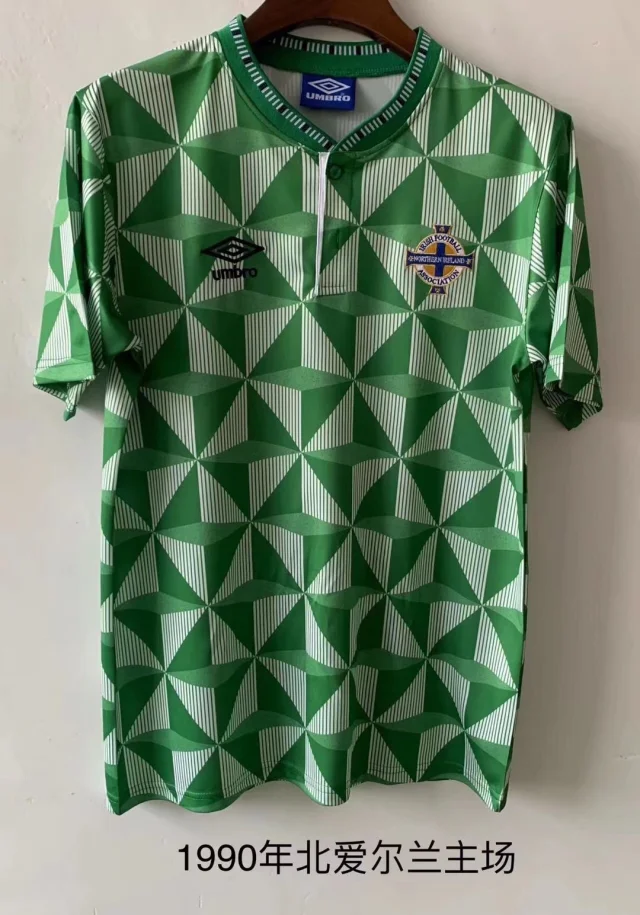1990 Northern Ireland Home Jersey - Retro Edition