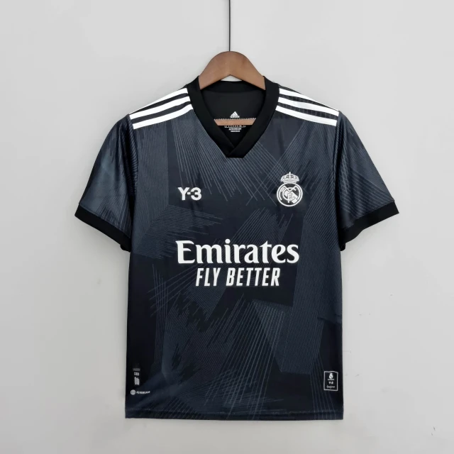 2022 Real Madrid Y-3 Special Edition Black Football Shirt Retro Edition