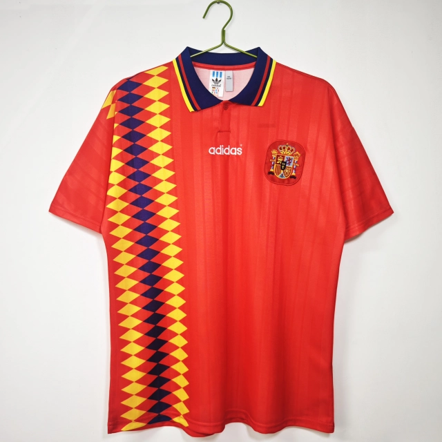 1994–96 Spain Home Retro Fan Jersey