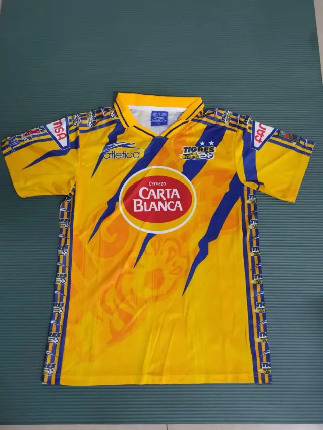 1997-98 Mexican Tigres home jersey Retro Edition