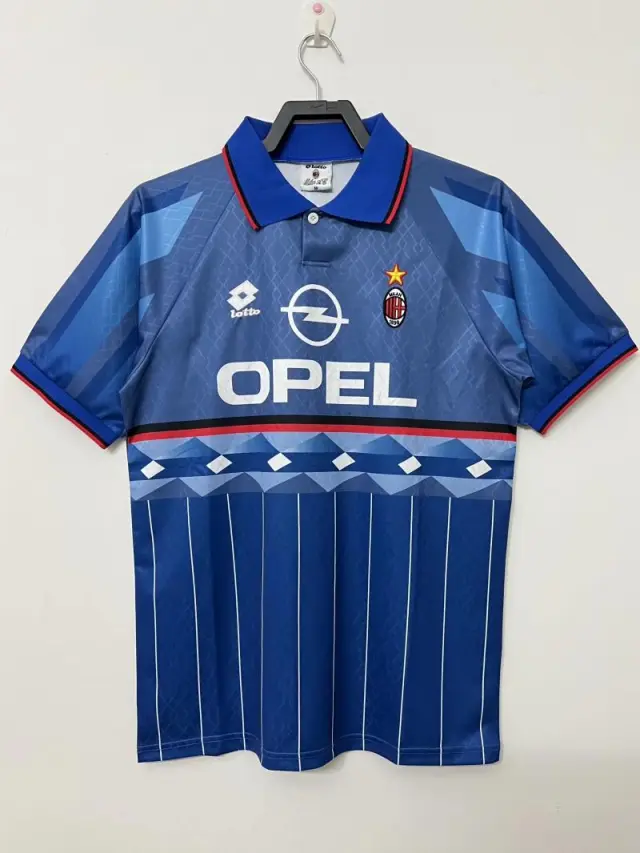 1995-96 AC Milan Away Kit Retro Edition