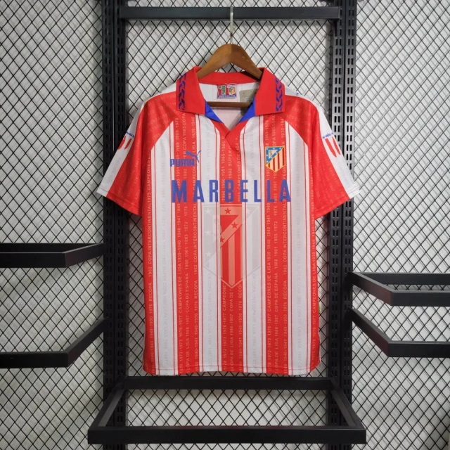 1995/1996 Atletico Madrid home retro jersey