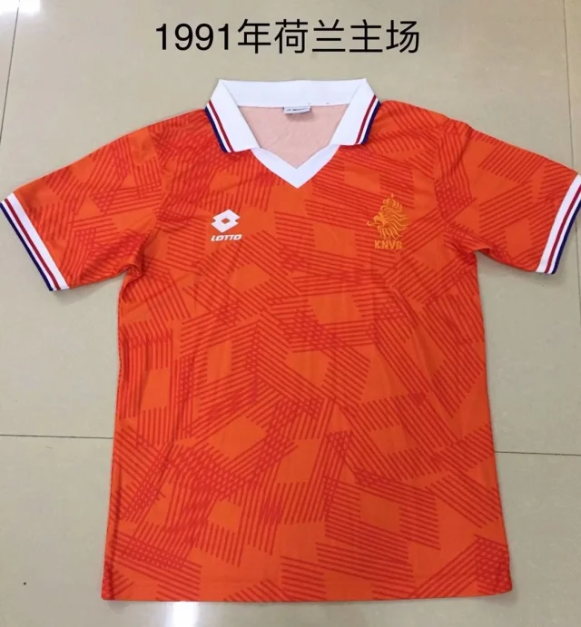1991 Netherlands Home Jersey - Retro Edition