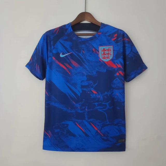 2022 England National Team Wear Blue Retro Edition