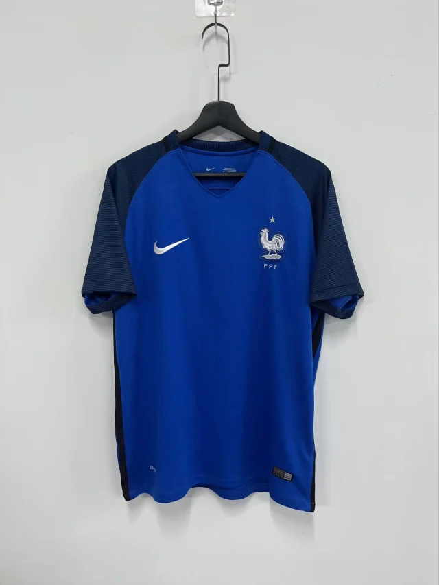 2016 France Home Retro Jersey (Fan Version)