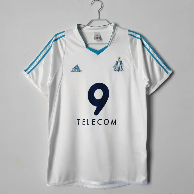 2002/03 Marseille home white retro jersey