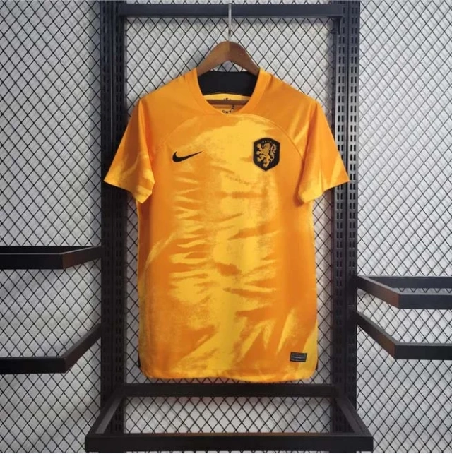 2022 FIFA World Cup Netherlands National Team Home Shirt Retro Edition