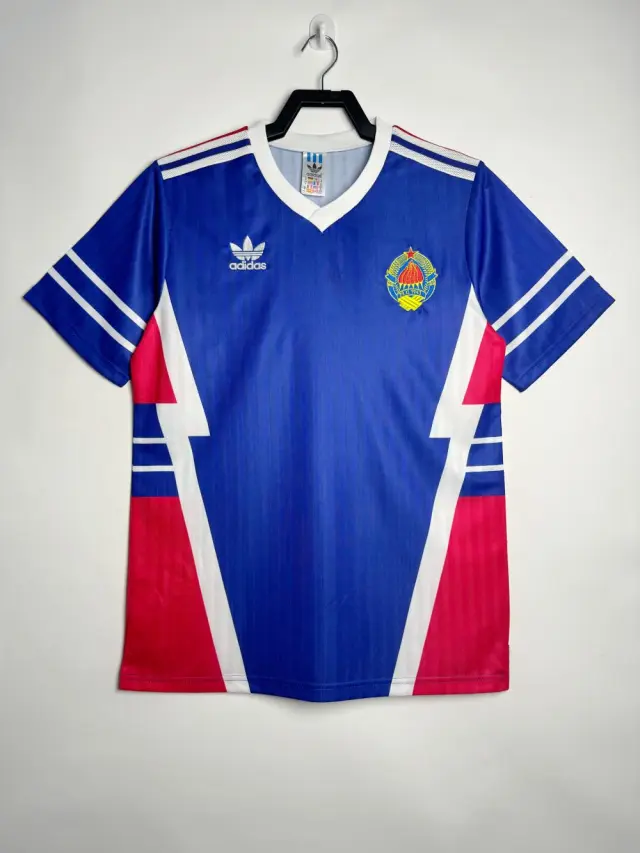 1990 Yugoslavia home blue jersey Retro Edition