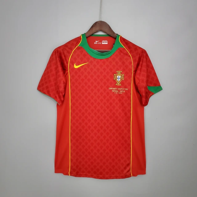 2004 Portugal home retro jersey