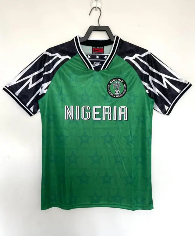 1994-95 Nigeria home green jersey Retro Edition