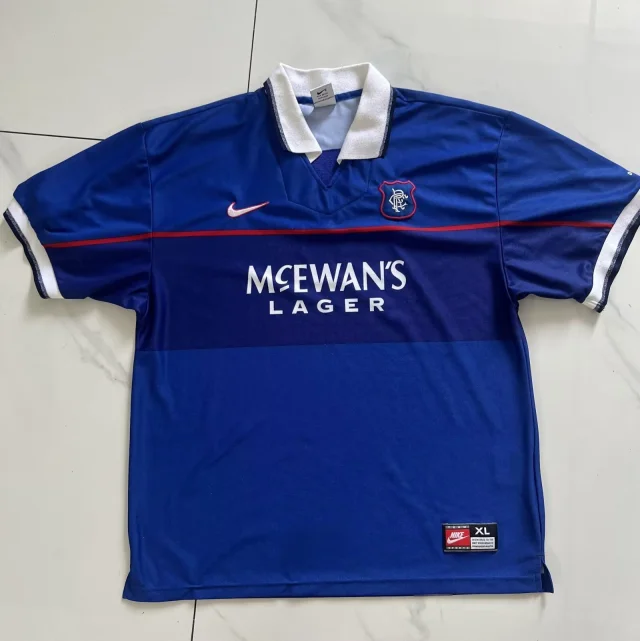 1997-99 Glasgow Rangers Home Jersey - Retro Edition
