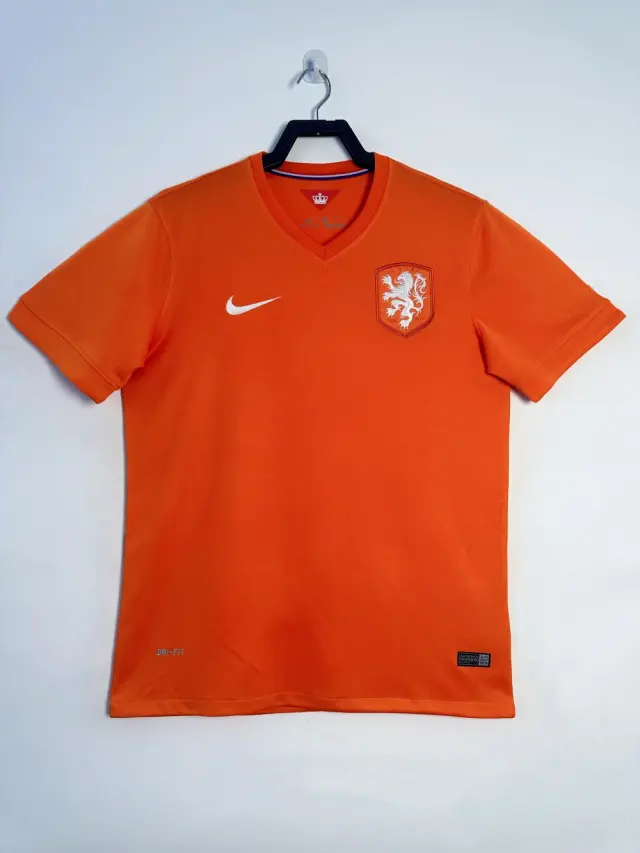2014 Netherlands home orange jersey Retro Edition