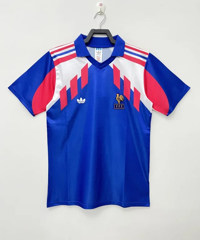 1990 France home jersey World Cup Retro Edition