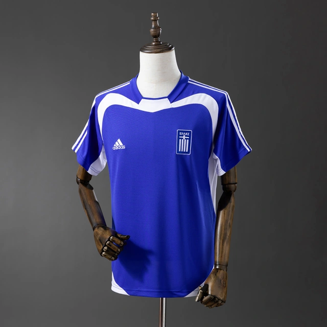 2004 Greece Home Jersey - Retro Edition