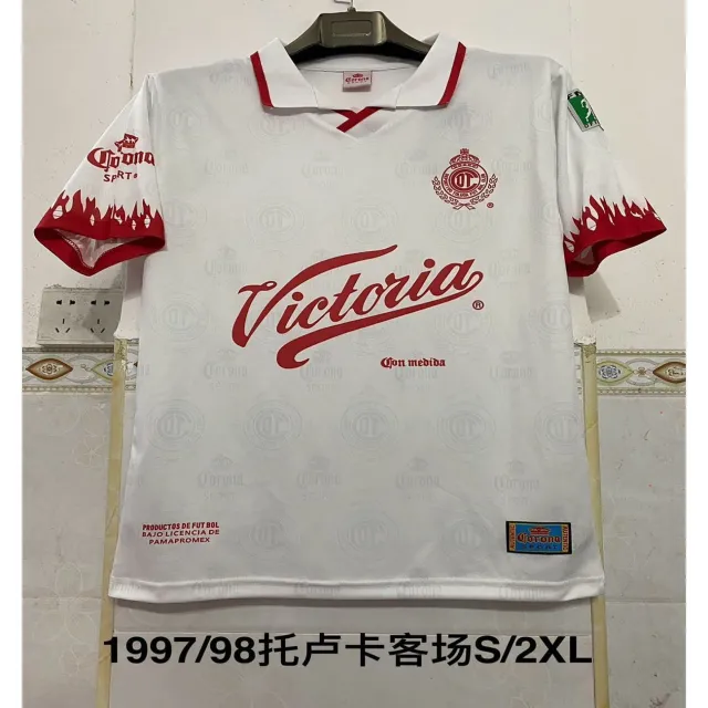1997-98 Toluca home red jersey Retro Edition