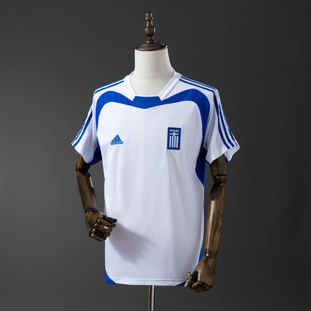 2004 Greece Away Jersey - Retro Edition