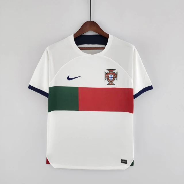 2022 FIFA World Cup Portugal Away Football Shirt Retro Edition