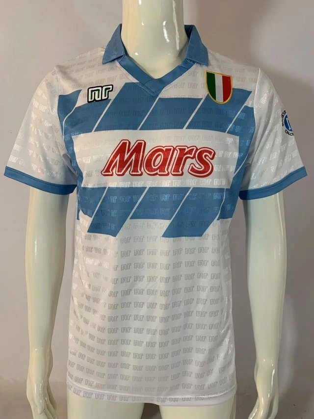 1990-91 Napoli Away Jersey Retro Edition