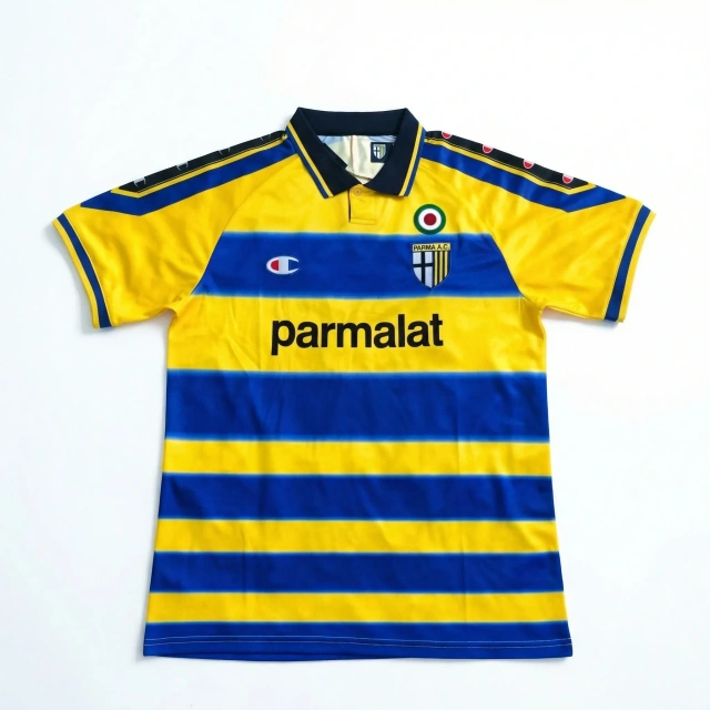 99-00 Parma home retro jersey Retro Edition