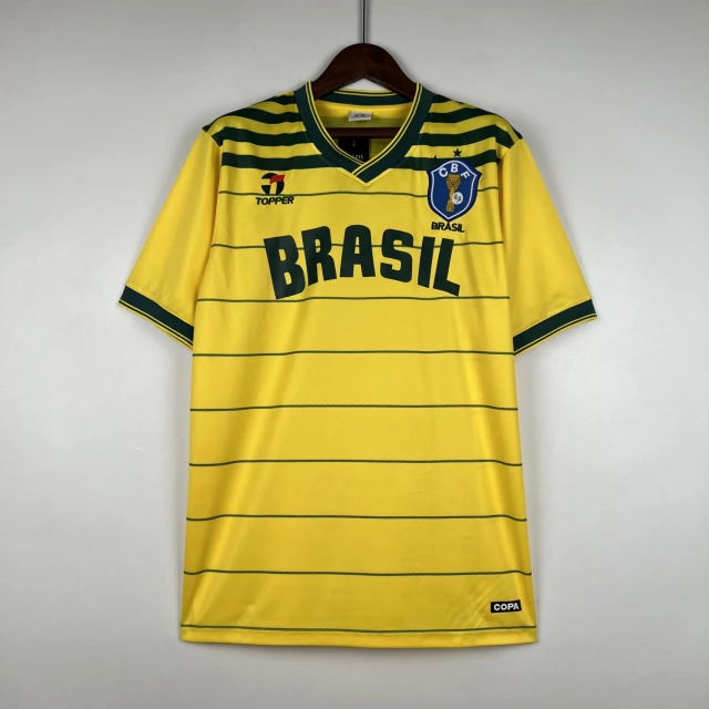 1984 Brazil home retro jersey