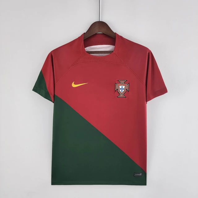 2022 FIFA World Cup Portugal Home Football Shirt Retro Edition