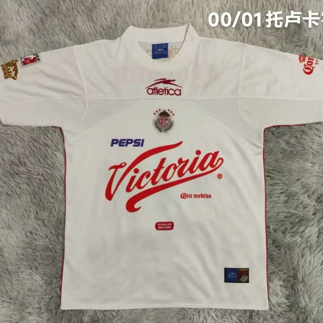 2000-01 Toluca home red jersey Retro Edition