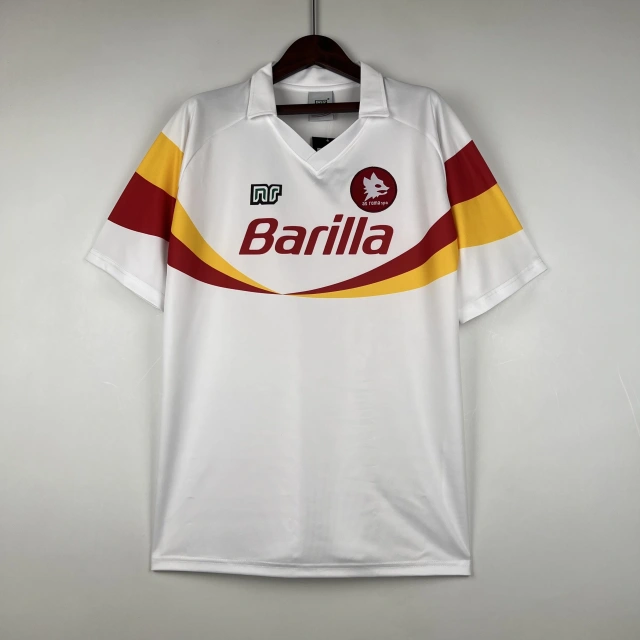90-91 Roma Away Jersey - Retro Version