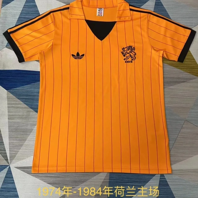 74-84 Netherlands Home Jersey - Retro Version