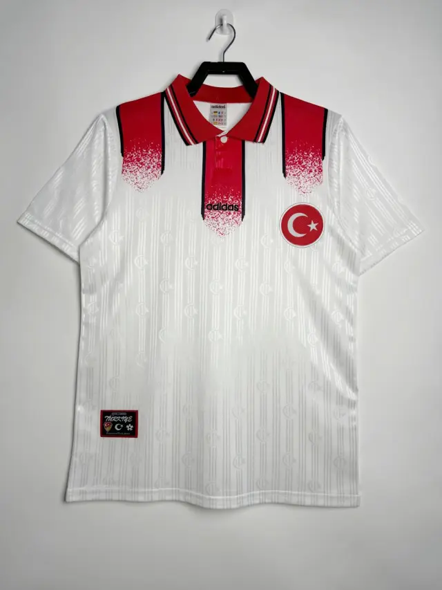 1996 Turkey Away White Jersey Retro Edition
