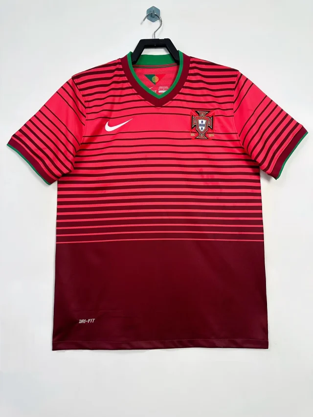 2014 Portugal Home Fan Version Retro Jersey