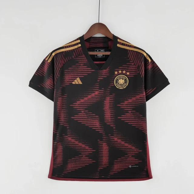 2022 FIFA World Cup Germany Away Soccer Jersey Retro Edition