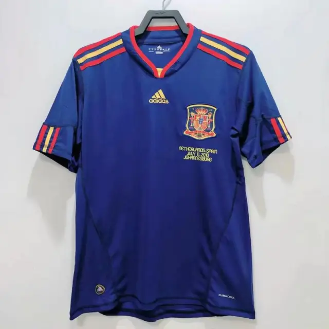 2010 Spain away jersey Retro Edition
