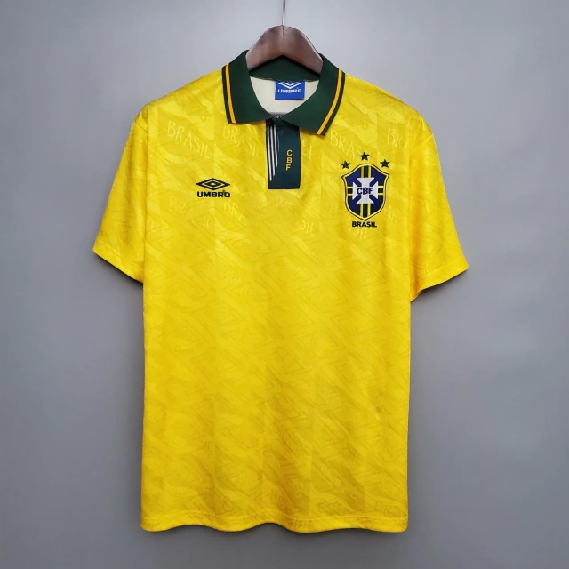 1991/1993 Brazil home retro jersey