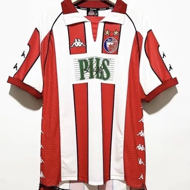 99-01 season - Belgrade Red Planet jersey - Retro version