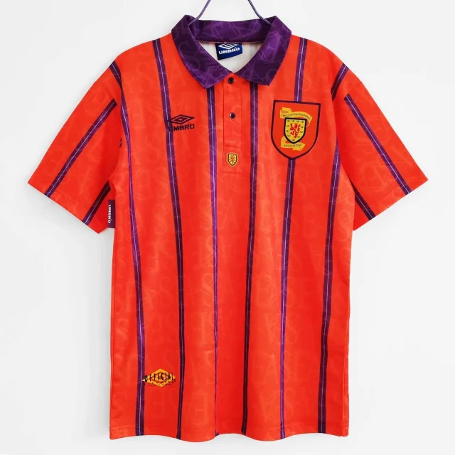 93-95 Scotland Away Jersey - Retro Version