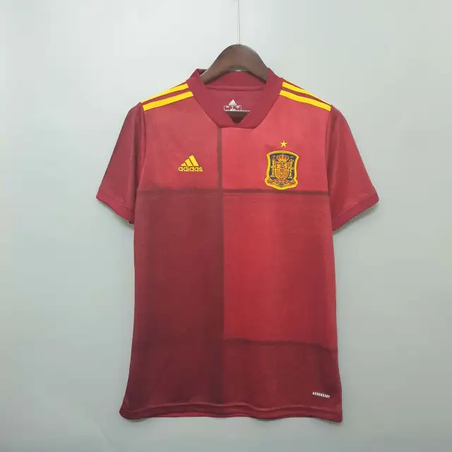 Soccer Shirt Spain 2020 Red Home Retro Edition