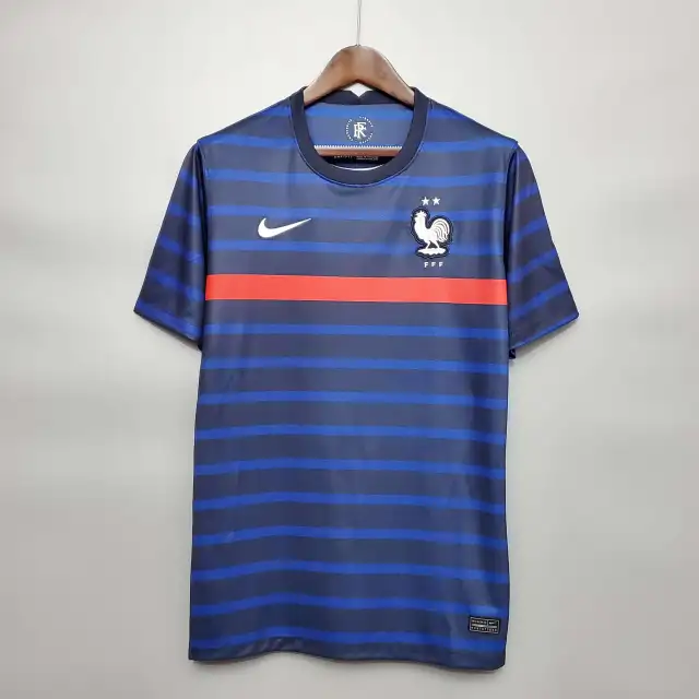 2020 Football Shirt France Blue Home Retro Edition