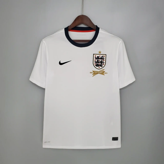 2013 England home white retro jersey