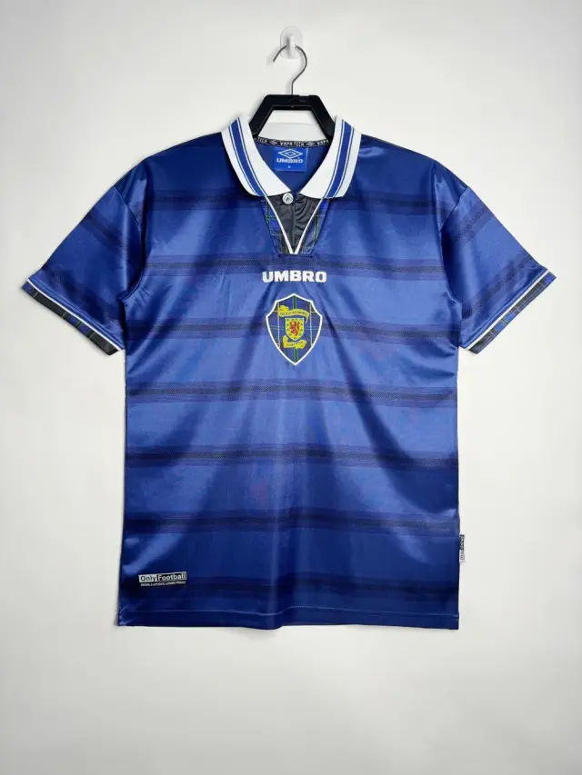 1998–2000 Scotland home navy blue jersey Retro Edition