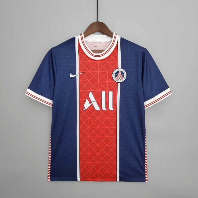 2021/2022 Psg Paris Saint-Germain Special Edition  Wear Red And Blue Retro Edition
