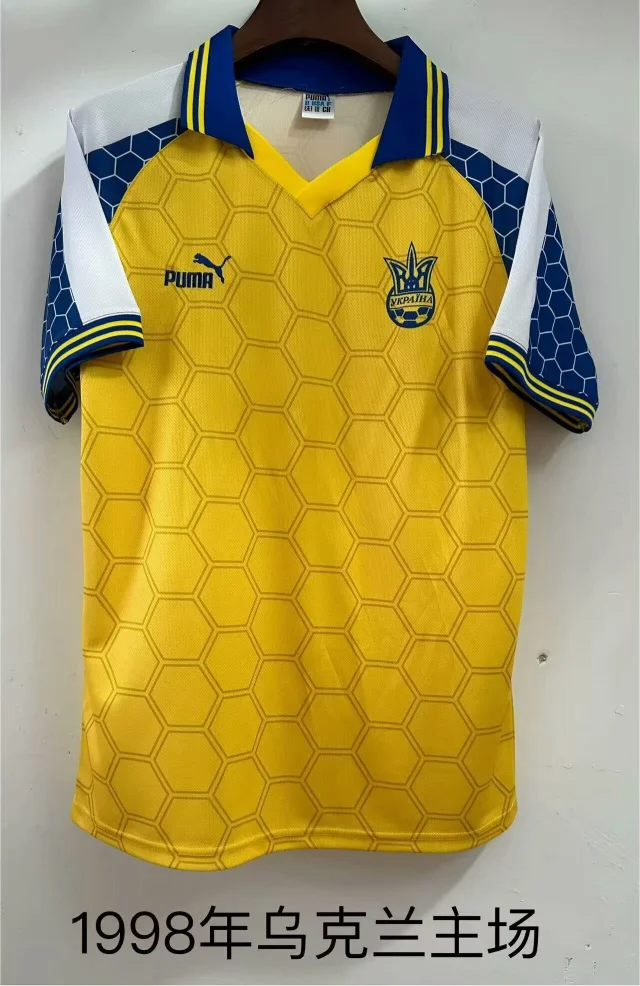 1998 Ukraine Home Jersey - Retro Edition