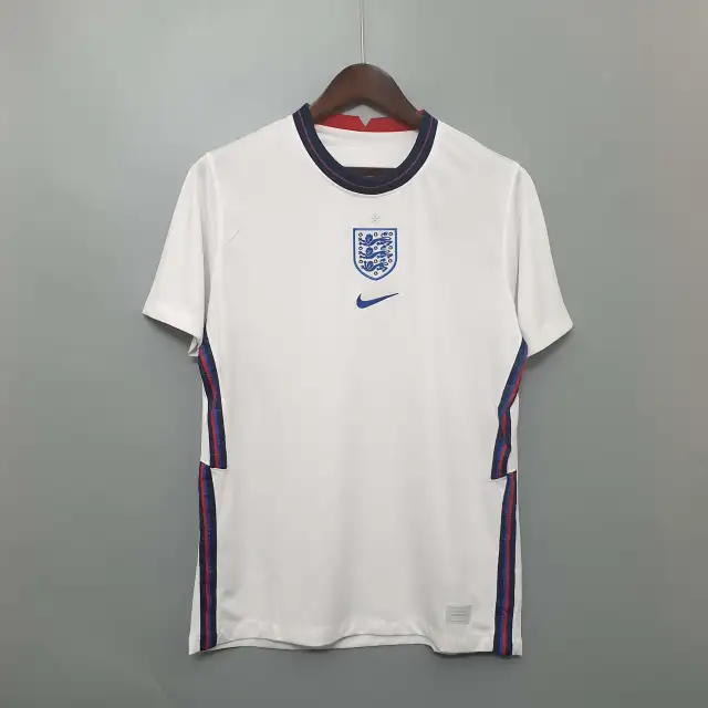 2020 England Soccer Jersey White Home Retro Edition