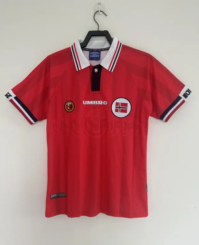 98-99 Norway Home Red Jersey Retro Edition