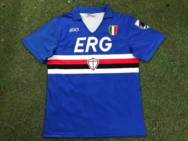91-92 Sampdoria home jersey Retro Edition