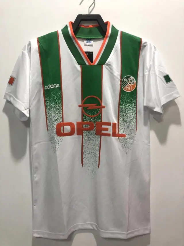 1994 Ireland away jersey (with sponsor logo) Retro Edition
