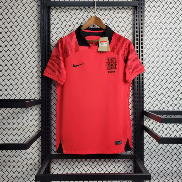 2022 FIFA World Cup Korea Home Soccer Jersey Retro Edition